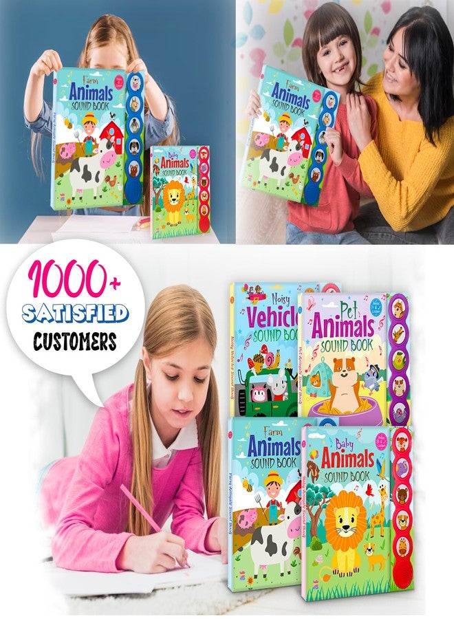 BRIJBASI Baby Farm Animals Sound Book | Interactive Board Book with Realistic Animal Sounds | Fun Learning Sound Book for Toddlers and Kids - Image 5